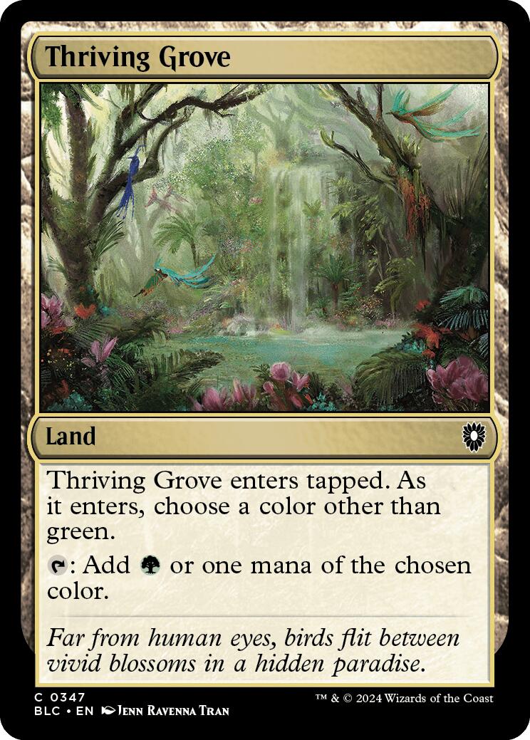 Thriving Grove [Bloomburrow Commander] - Magic: The Gathering - Card Brawlers | Quebec | Canada |