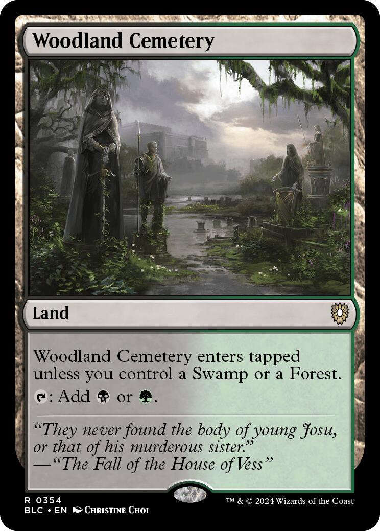 Woodland Cemetery [Bloomburrow Commander] - Magic: The Gathering - Card Brawlers | Quebec | Canada |