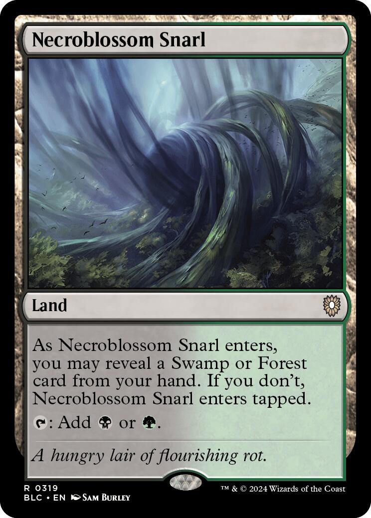 Necroblossom Snarl [Bloomburrow Commander] - Magic: The Gathering - Card Brawlers | Quebec | Canada |