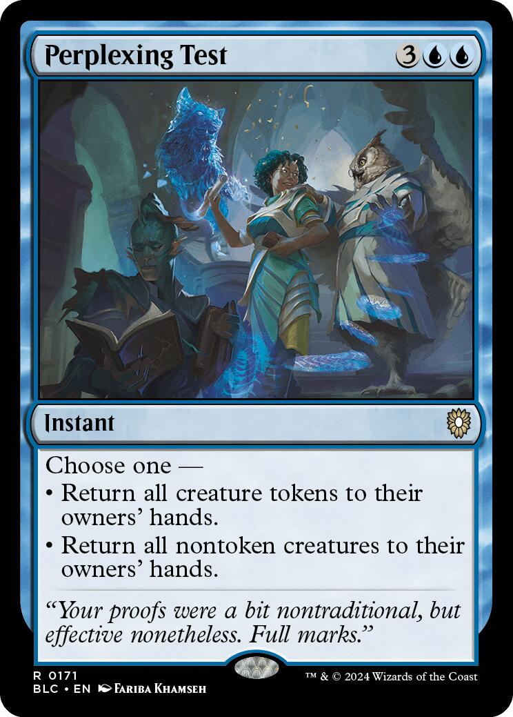 Perplexing Test [Bloomburrow Commander] - Magic: The Gathering - Card Brawlers | Quebec | Canada |