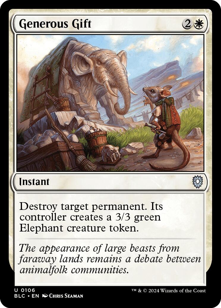 Generous Gift [Bloomburrow Commander] - Magic: The Gathering - Card Brawlers | Quebec | Canada |