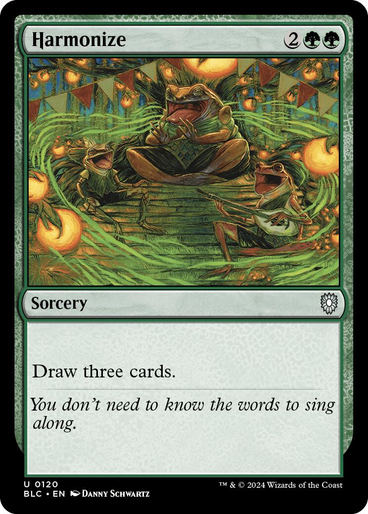 Harmonize [Bloomburrow Commander] - Magic: The Gathering - Card Brawlers | Quebec | Canada |