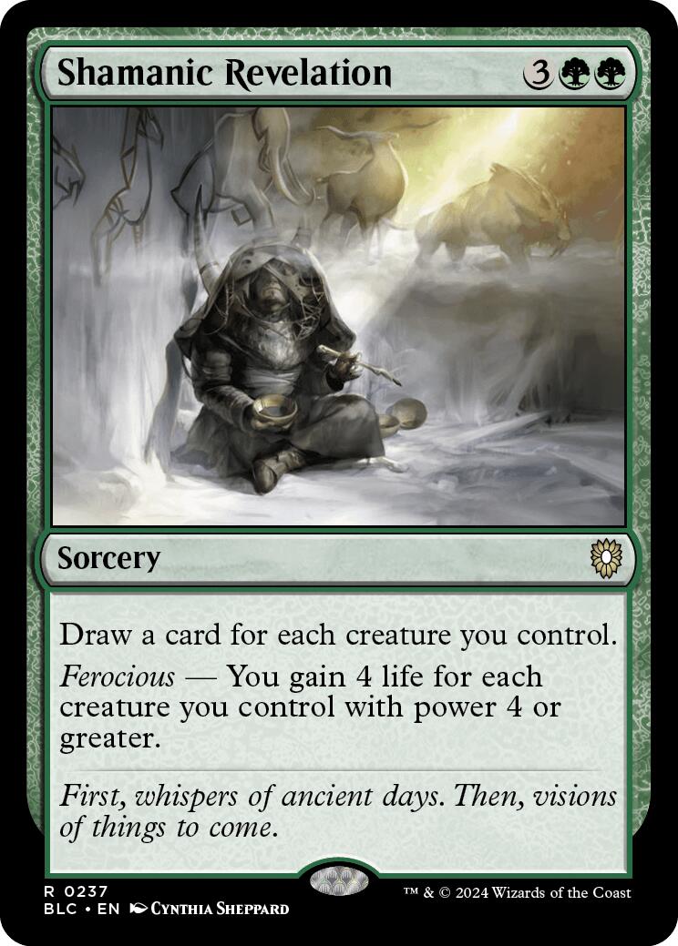 Shamanic Revelation [Bloomburrow Commander] - Magic: The Gathering - Card Brawlers | Quebec | Canada |