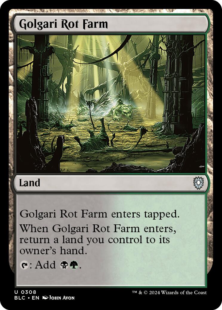 Golgari Rot Farm [Bloomburrow Commander] - Magic: The Gathering - Card Brawlers | Quebec | Canada |