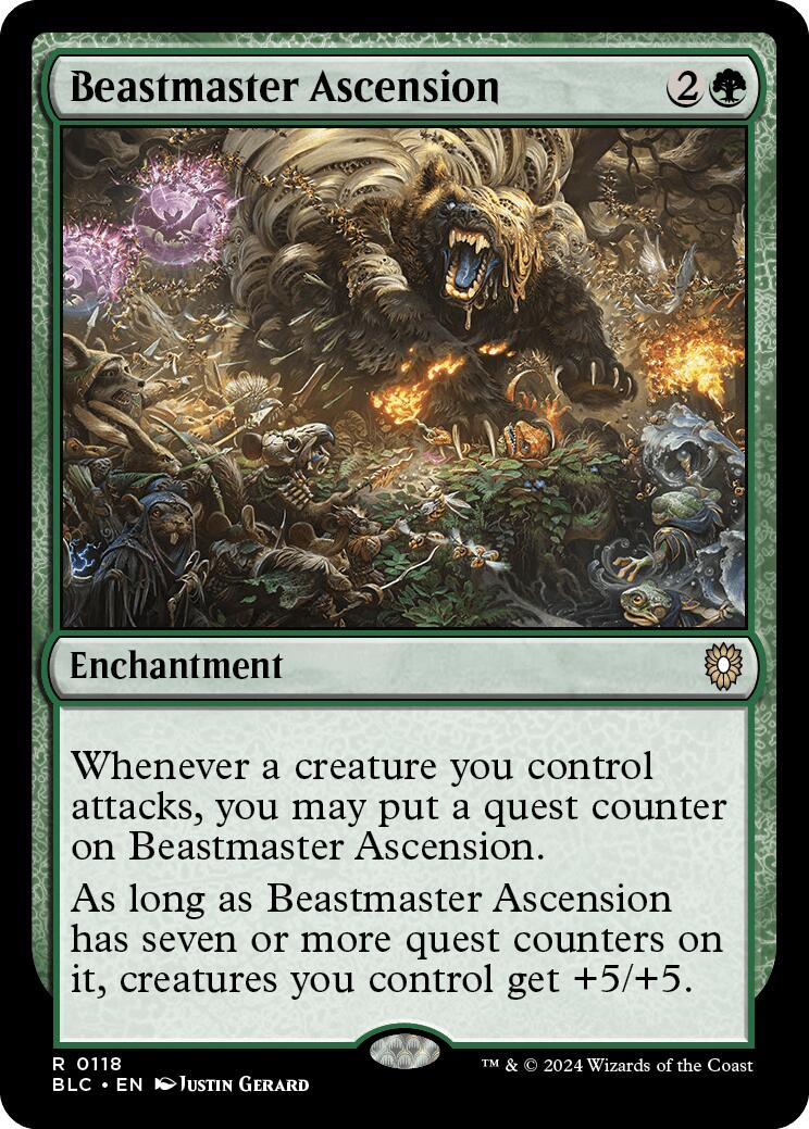 Beastmaster Ascension [Bloomburrow Commander] - Magic: The Gathering - Card Brawlers | Quebec | Canada |