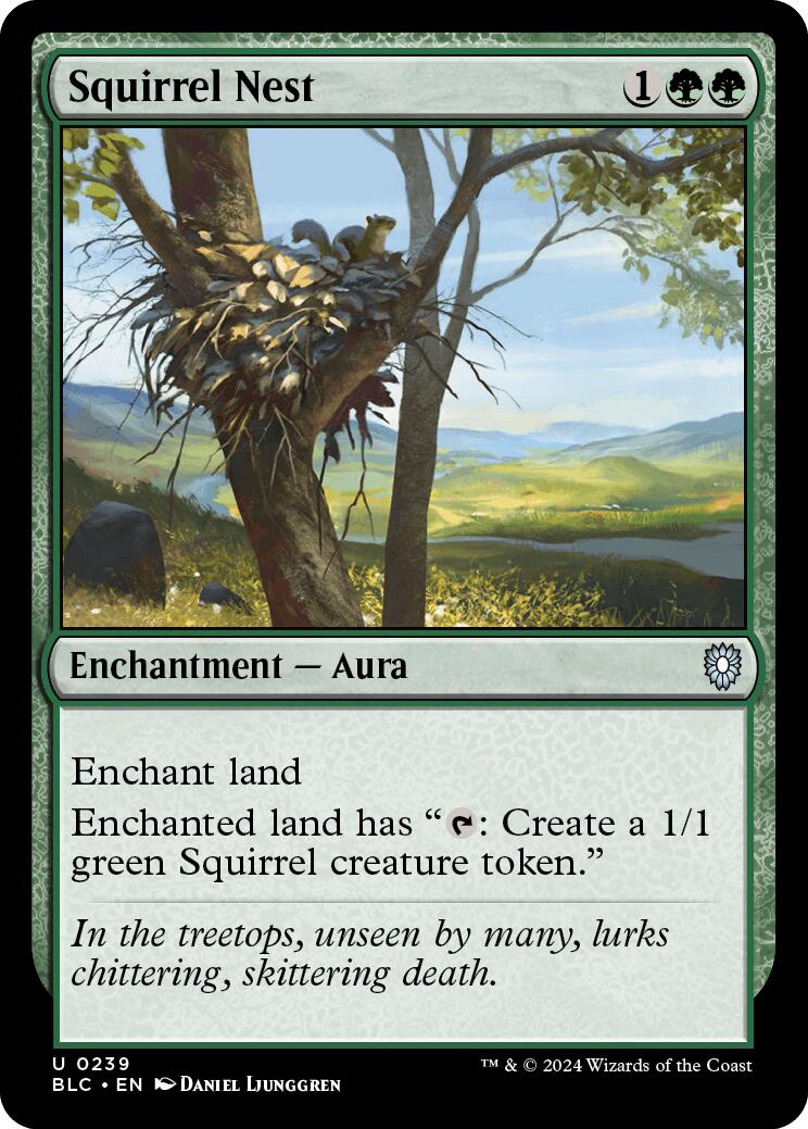 Squirrel Nest [Bloomburrow Commander] - Magic: The Gathering - Card Brawlers | Quebec | Canada |