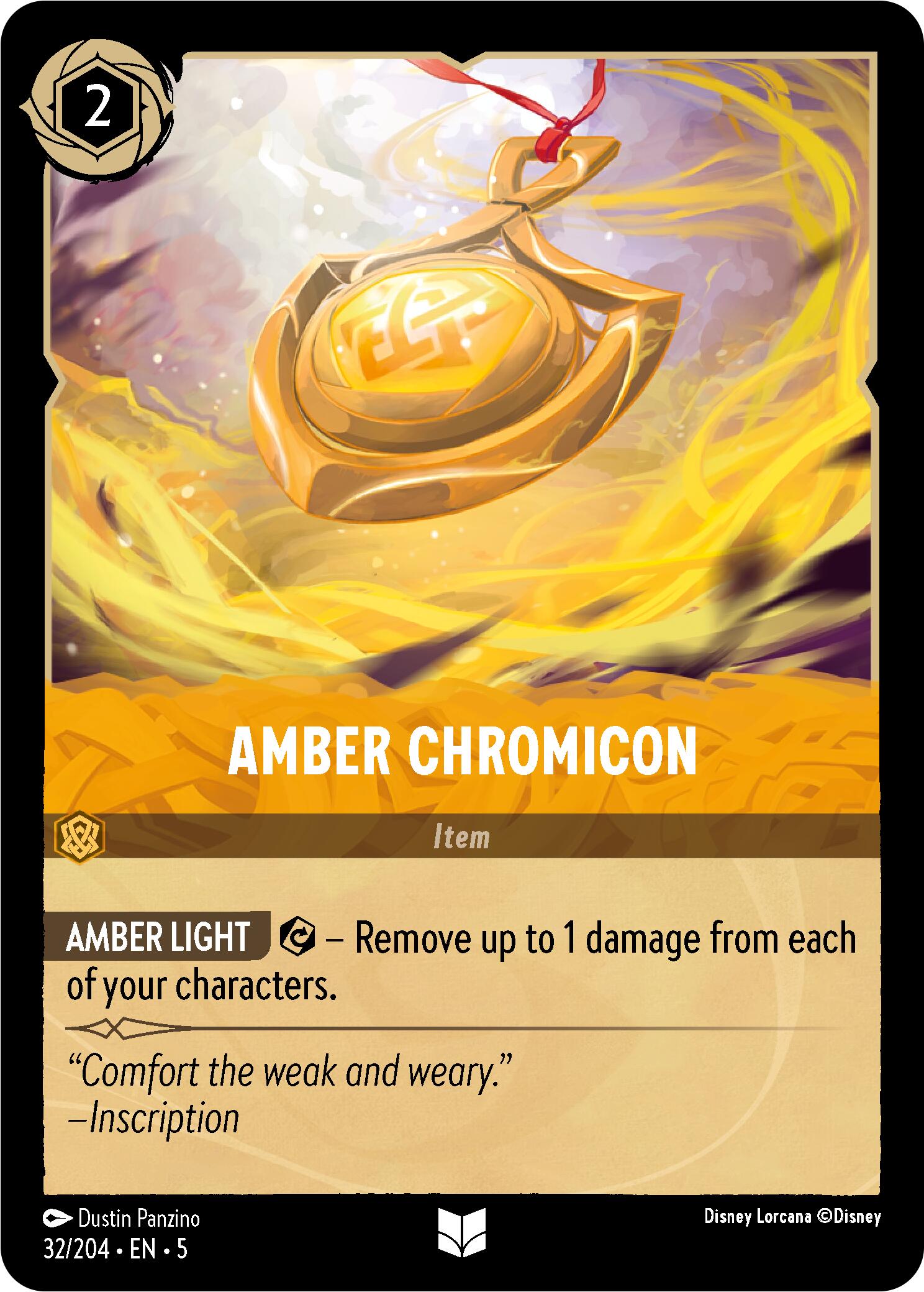 Amber Chromicon (32/204) [Shimmering Skies] - Disney - Card Brawlers | Quebec | Canada |