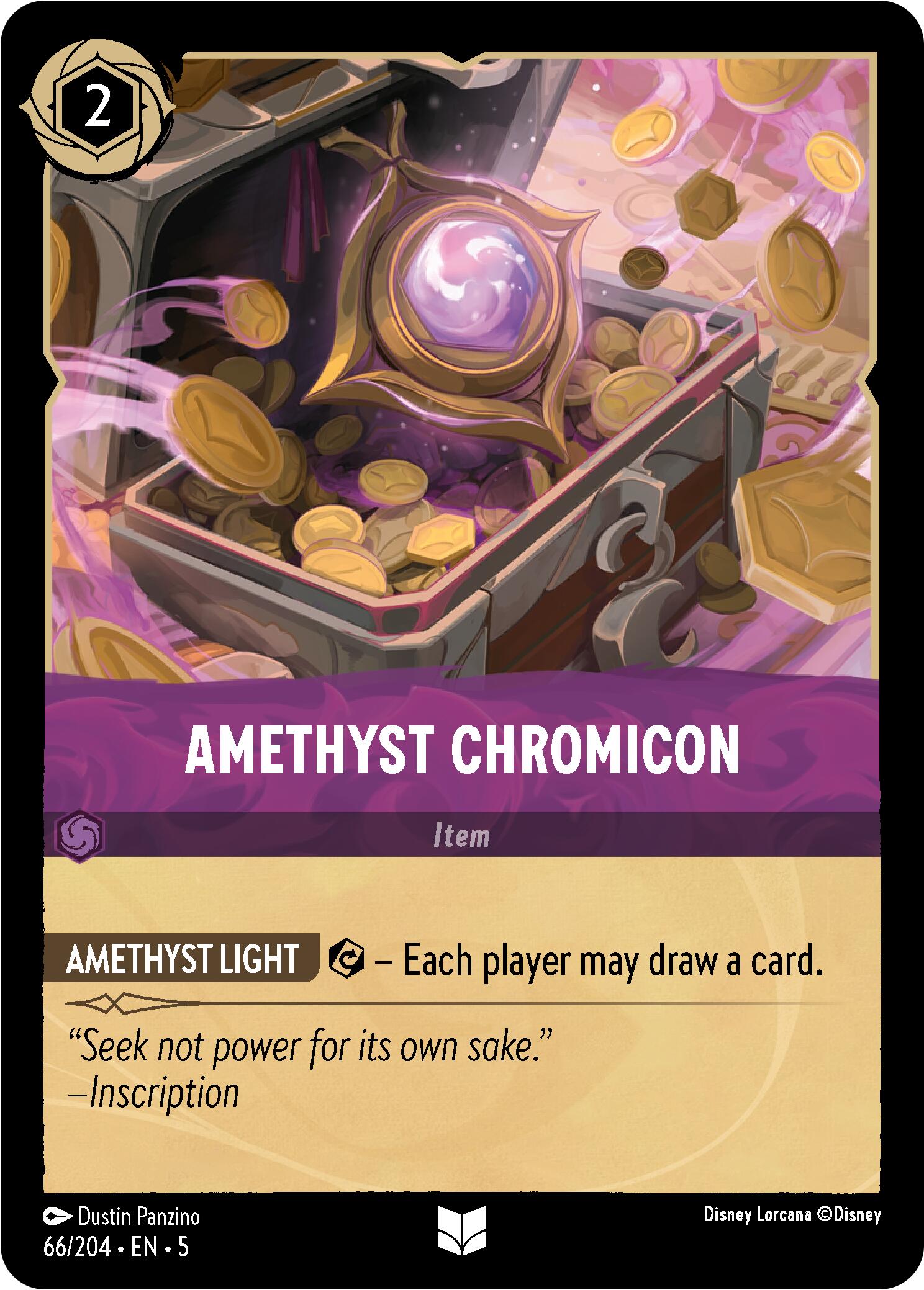 Amethyst Chromicon (66/204) [Shimmering Skies] - Disney - Card Brawlers | Quebec | Canada |