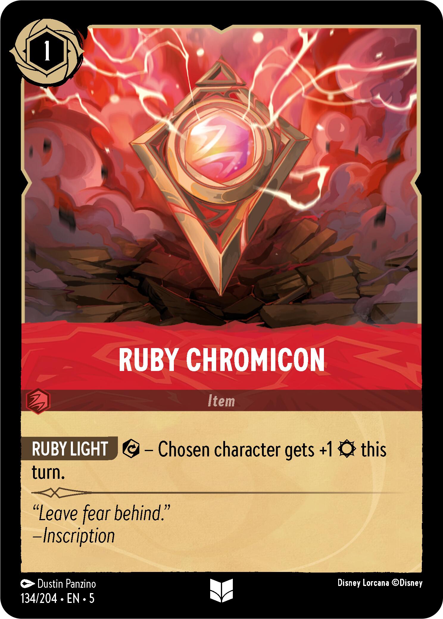 Ruby Chromicon (134/204) [Shimmering Skies] - Disney - Card Brawlers | Quebec | Canada |
