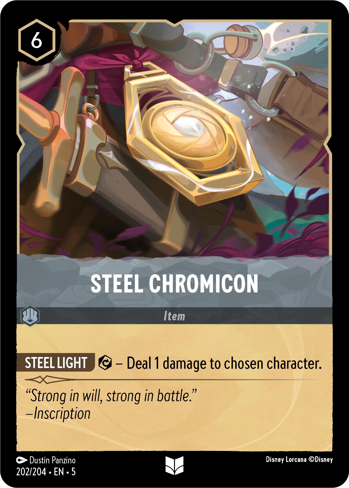 Steel Chromicon (202/204) [Shimmering Skies] - Disney - Card Brawlers | Quebec | Canada |