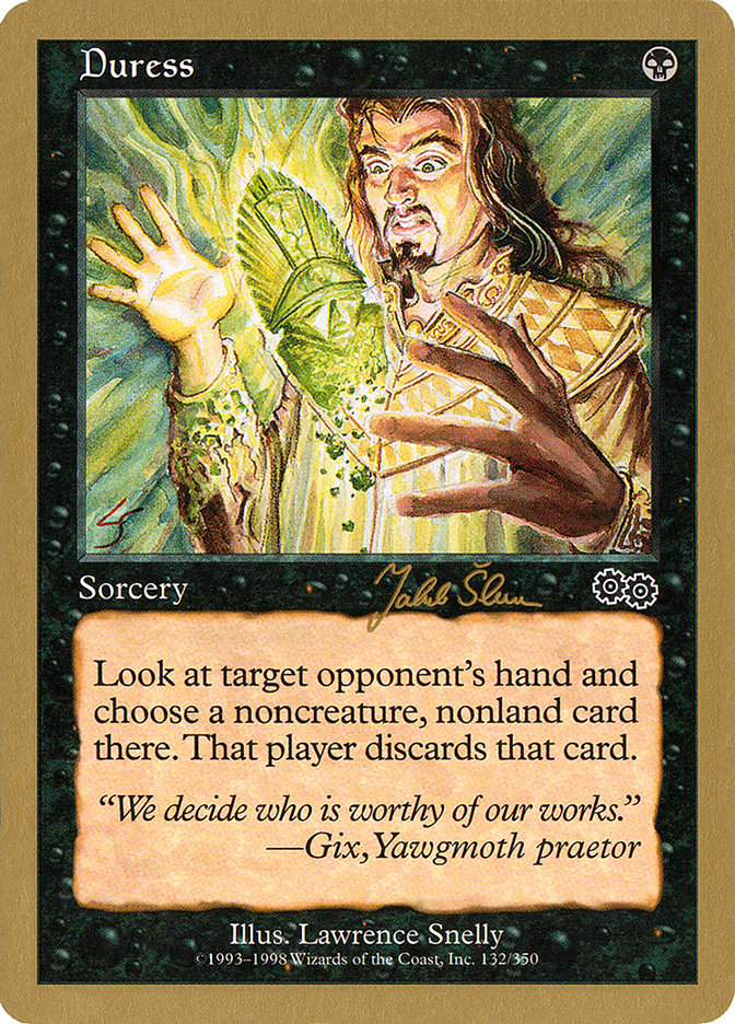 Duress (Jakub Slemr) [World Championship Decks 1999] - Magic: The Gathering - Card Brawlers | Quebec | Canada |