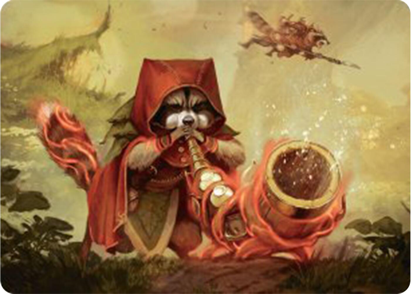 Raccoon Rallier Art Card [Bloomburrow Art Series] - Magic: The Gathering - Card Brawlers | Quebec | Canada |