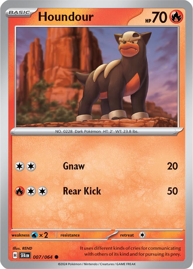 Houndour (007/064) [Scarlet & Violet: Shrouded Fable] - Pokémon - Card Brawlers | Quebec | Canada |