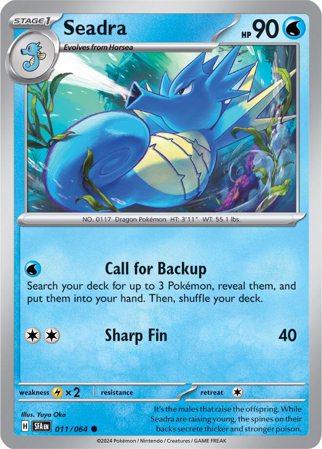 Seadra (011/064) [Scarlet & Violet: Shrouded Fable] - Pokémon - Card Brawlers | Quebec | Canada |