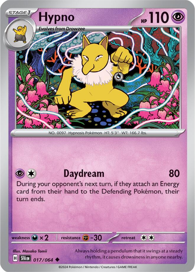 Hypno (017/064) [Scarlet & Violet: Shrouded Fable] - Pokémon - Card Brawlers | Quebec | Canada |