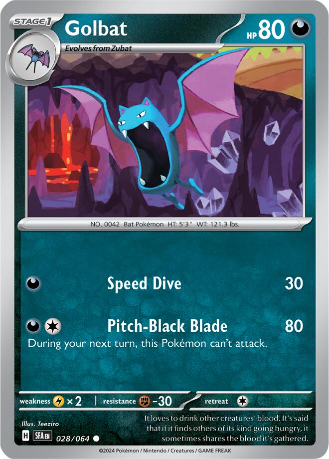 Golbat (028/064) [Scarlet & Violet: Shrouded Fable] - Pokémon - Card Brawlers | Quebec | Canada |
