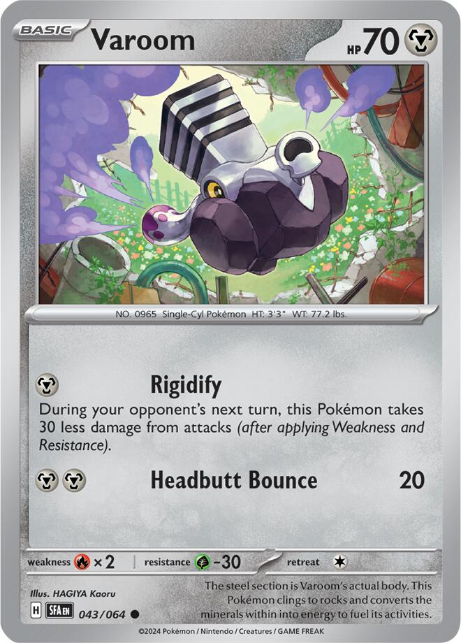 Varoom (043/064) [Scarlet & Violet: Shrouded Fable] - Pokémon - Card Brawlers | Quebec | Canada |