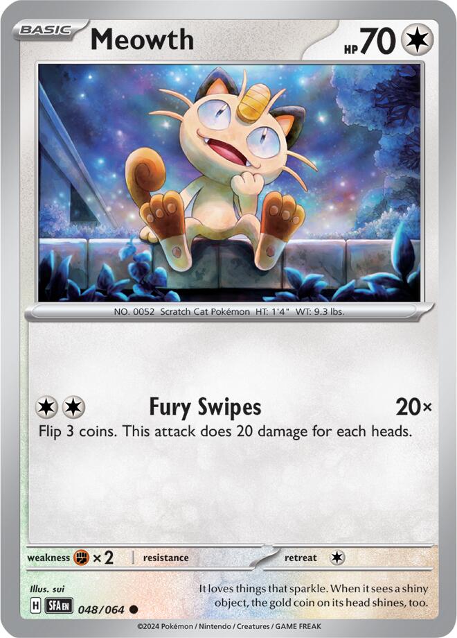 Meowth (048/064) [Scarlet & Violet: Shrouded Fable] - Pokémon - Card Brawlers | Quebec | Canada |