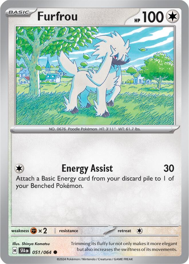 Furfrou (051/064) [Scarlet & Violet: Shrouded Fable] - Pokémon - Card Brawlers | Quebec | Canada |