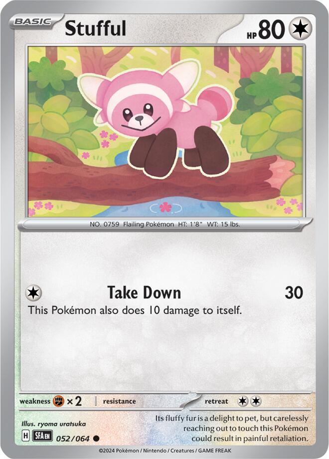 Stufful (052/064) [Scarlet & Violet: Shrouded Fable] - Pokémon - Card Brawlers | Quebec | Canada |