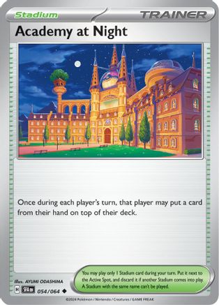 Academy at Night (054/064) [Scarlet & Violet: Shrouded Fable] - Pokémon - Card Brawlers | Quebec | Canada |