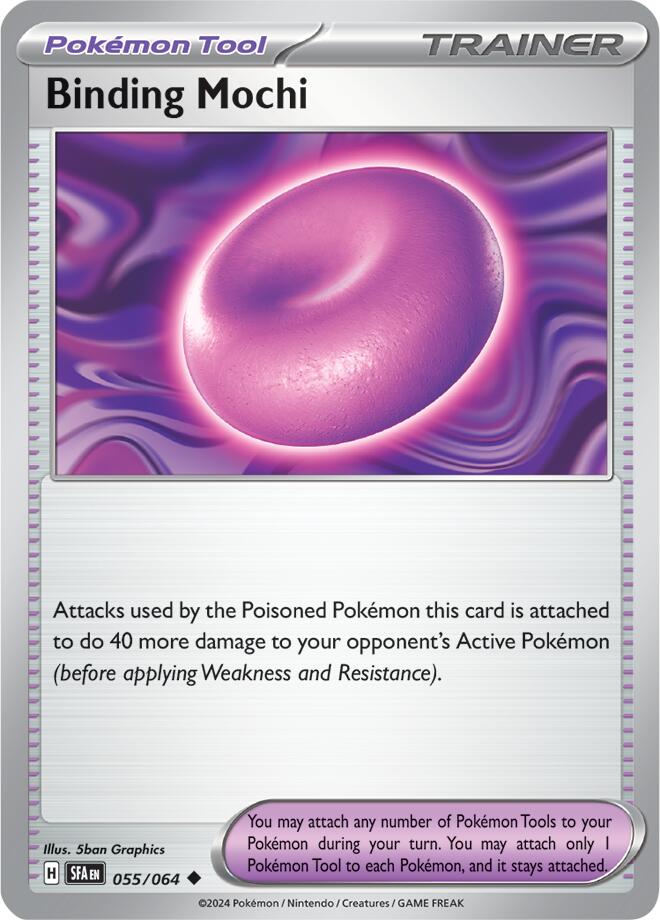Binding Mochi (055/064) [Scarlet & Violet: Shrouded Fable] - Pokémon - Card Brawlers | Quebec | Canada |