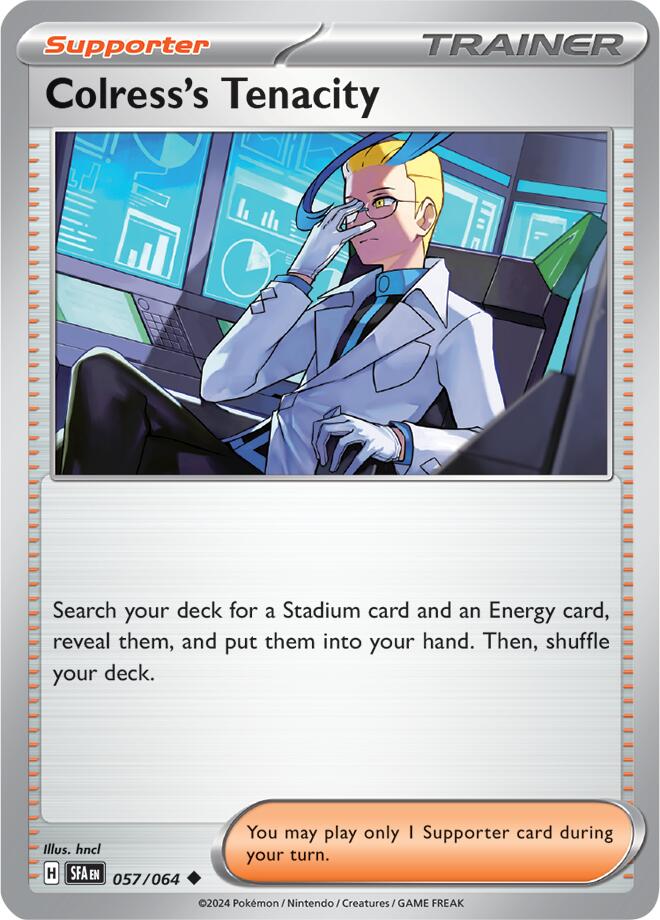 Colress's Tenacity (057/064) [Scarlet & Violet: Shrouded Fable] - Pokémon - Card Brawlers | Quebec | Canada |