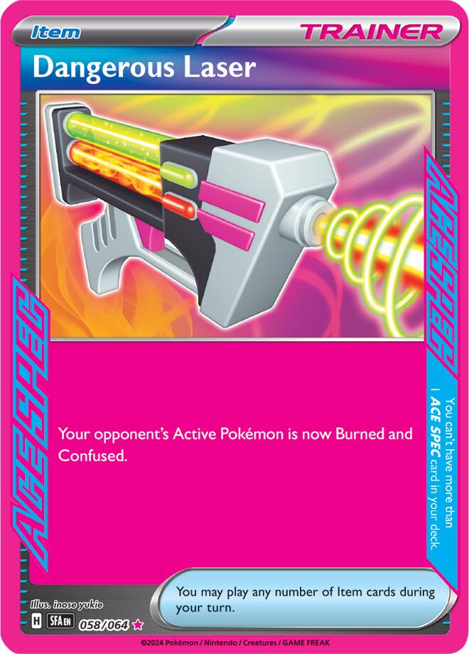 Dangerous Laser (058/064) [Scarlet & Violet: Shrouded Fable] - Pokémon - Card Brawlers | Quebec | Canada |