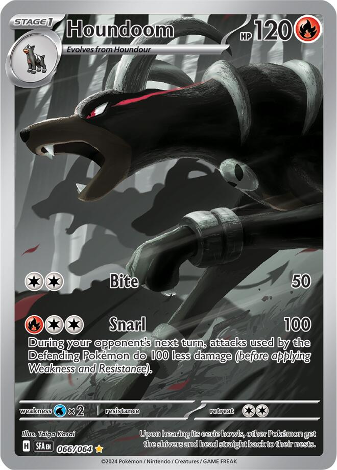 Houndoom (066/064) [Scarlet & Violet: Shrouded Fable] - Pokémon - Card Brawlers | Quebec | Canada |