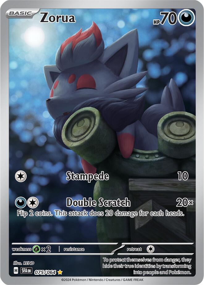 Zorua (075/064) [Scarlet & Violet: Shrouded Fable] - Pokémon - Card Brawlers | Quebec | Canada |