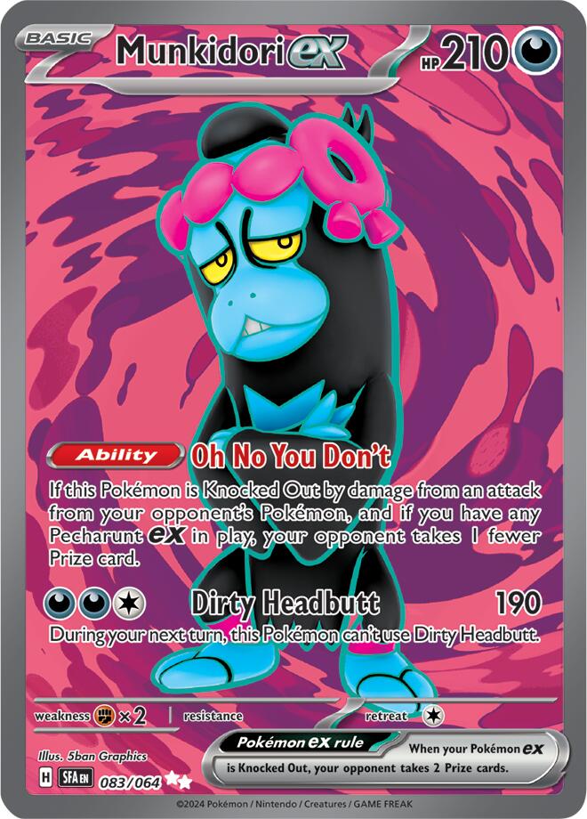 Munkidori ex (083/064) [Scarlet & Violet: Shrouded Fable] - Pokémon - Card Brawlers | Quebec | Canada |