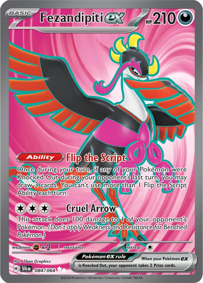 Fezandipiti ex (084/064) [Scarlet & Violet: Shrouded Fable] - Pokémon - Card Brawlers | Quebec | Canada |