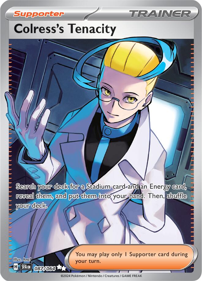 Colress's Tenacity (087/064) [Scarlet & Violet: Shrouded Fable] - Pokémon - Card Brawlers | Quebec | Canada |