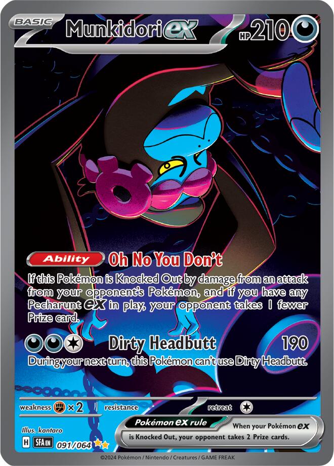 Munkidori ex (091/064) [Scarlet & Violet: Shrouded Fable] - Pokémon - Card Brawlers | Quebec | Canada |