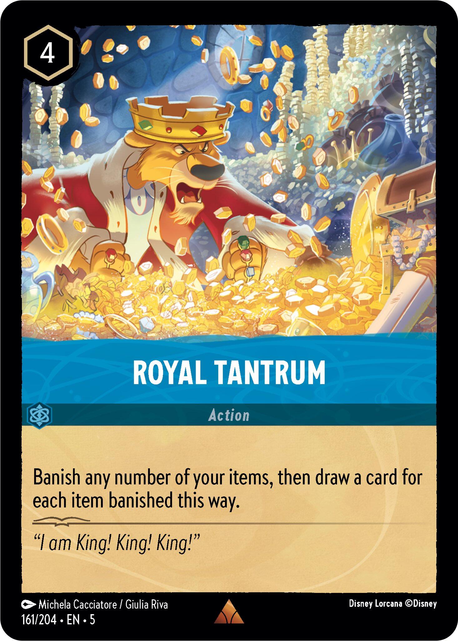 Royal Tantrum (161/204) [Shimmering Skies] - Disney - Card Brawlers | Quebec | Canada |