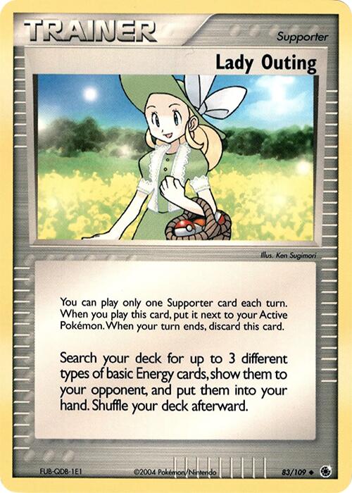 Lady Outing (83/109) (Theme Deck Exclusive) [EX: Ruby & Sapphire] - Pokémon - Card Brawlers | Quebec | Canada |
