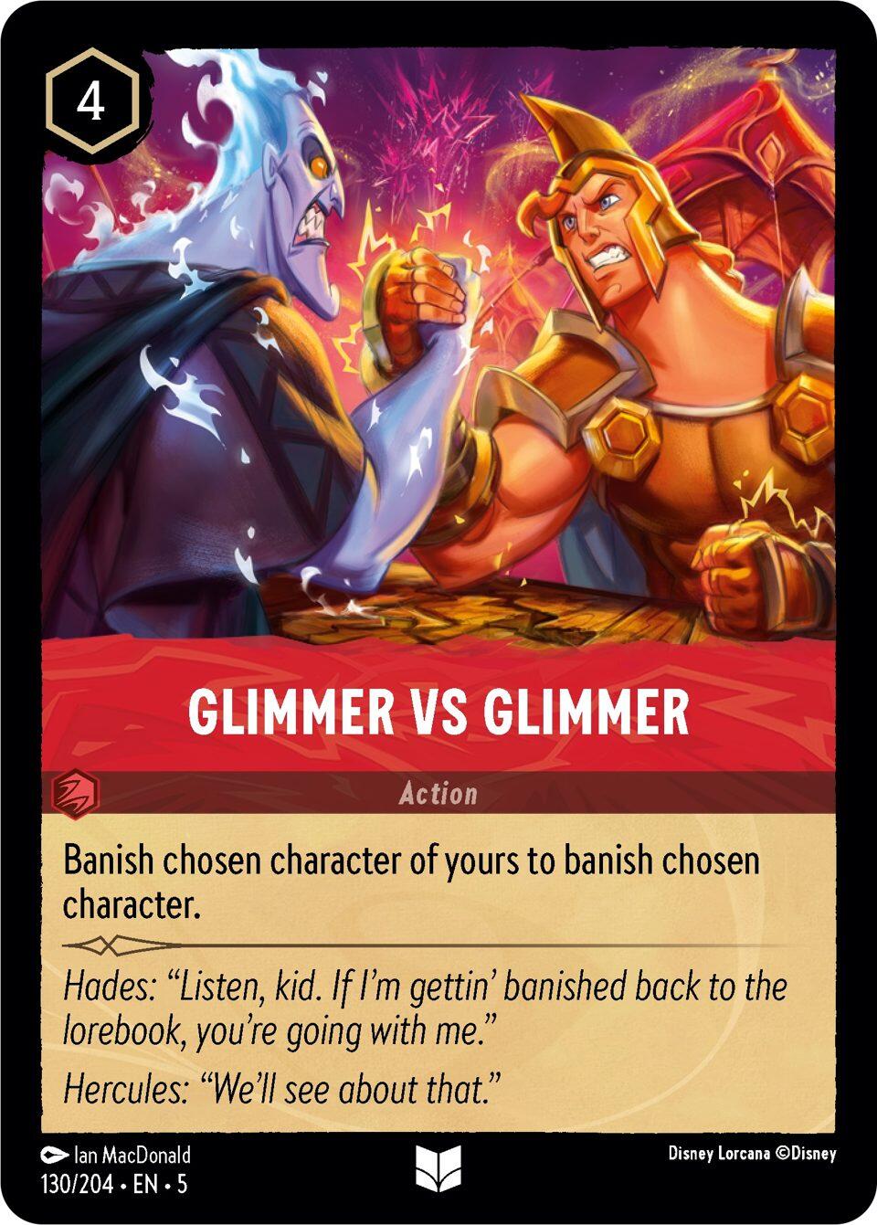 Glimmer vs Glimmer (130/204) [Shimmering Skies] - Disney - Card Brawlers | Quebec | Canada |
