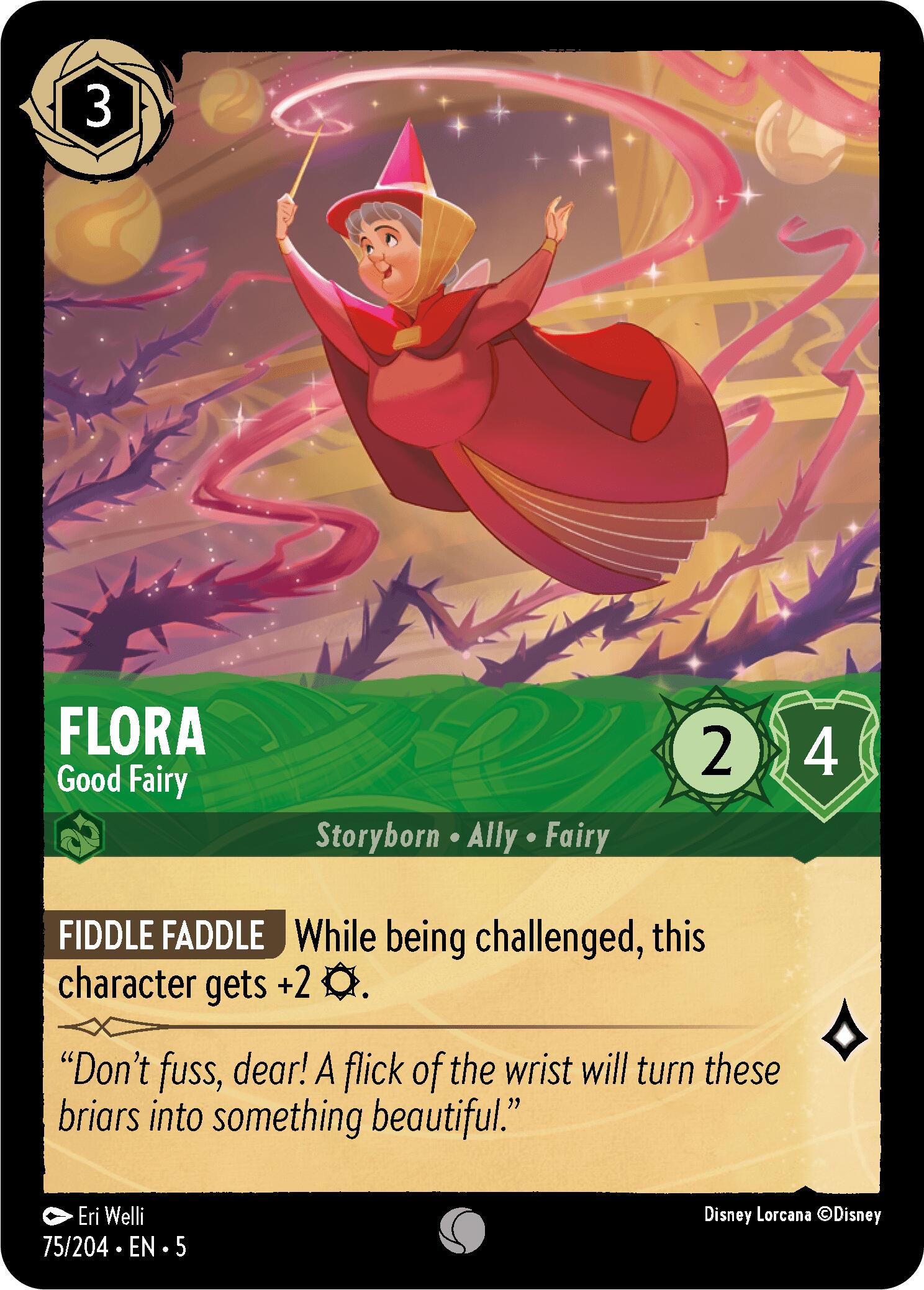 Flora - Good Fairy (75/204) [Shimmering Skies] - Disney - Card Brawlers | Quebec | Canada |