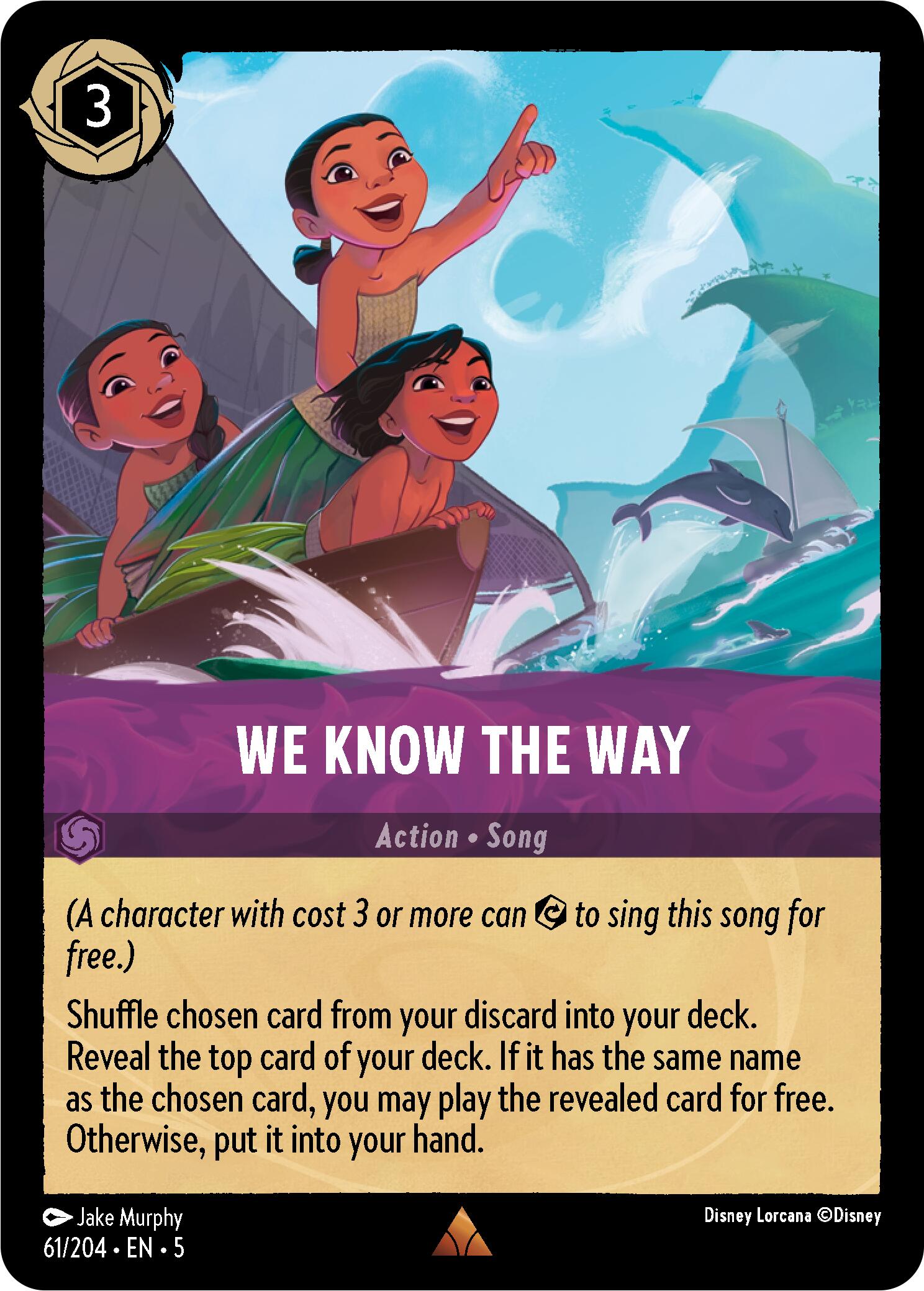 We Know the Way (61/204) [Shimmering Skies] - Disney - Card Brawlers | Quebec | Canada |