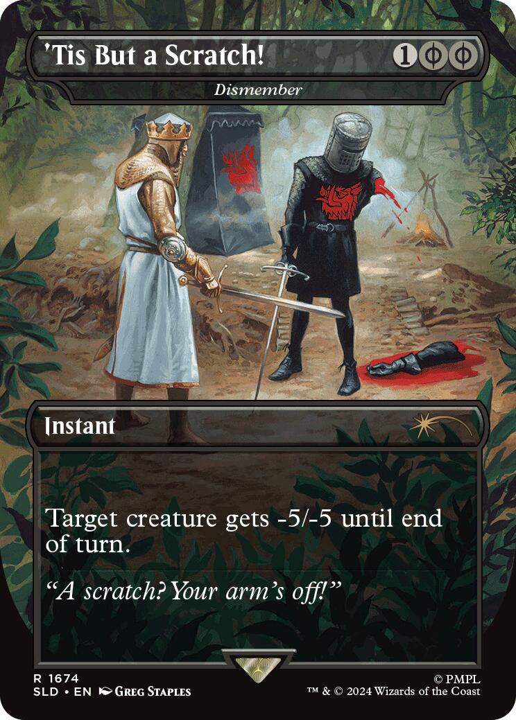 'Tis But a Scratch! - Dismember [Secret Lair Drop Series] - Magic: The Gathering - Card Brawlers | Quebec | Canada |
