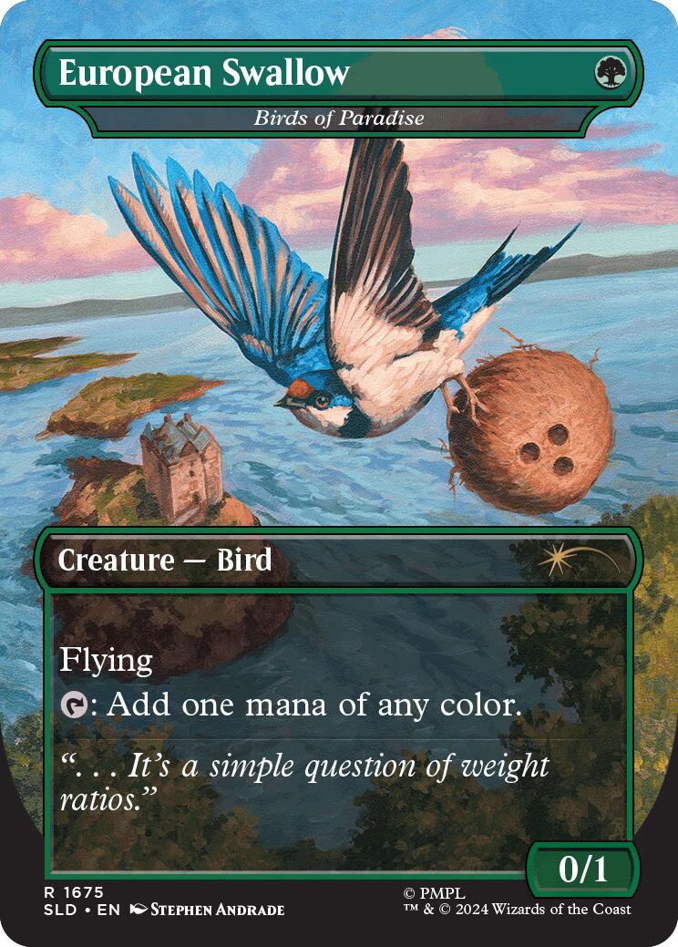 African Swallow - Birds of Paradise [Secret Lair Drop Series] - Magic: The Gathering - Card Brawlers | Quebec | Canada |