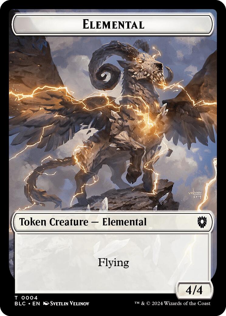 Elemental // Cat Double-Sided Token [Bloomburrow Commander Tokens] - Magic: The Gathering - Card Brawlers | Quebec | Canada |
