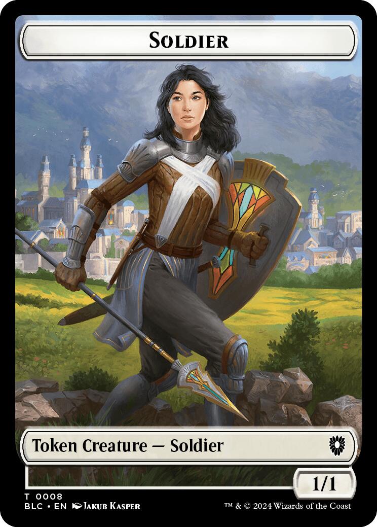 Soldier // Citizen Double-Sided Token [Bloomburrow Commander Tokens] - Magic: The Gathering - Card Brawlers | Quebec | Canada |