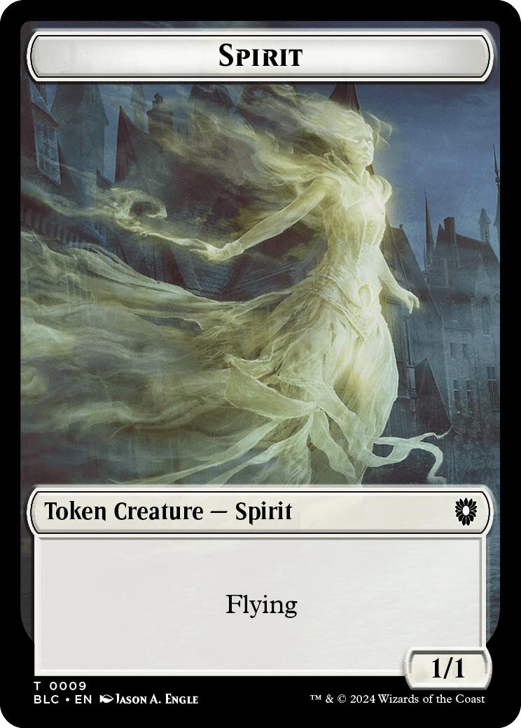 Spirit // Faerie Double-Sided Token [Bloomburrow Commander Tokens] - Magic: The Gathering - Card Brawlers | Quebec | Canada |