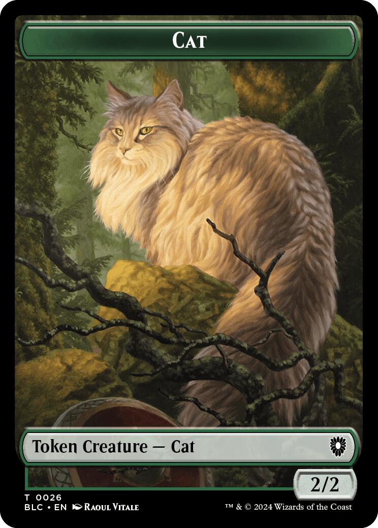 Cat // Treasure Double-Sided Token [Bloomburrow Commander Tokens] - Magic: The Gathering - Card Brawlers | Quebec | Canada |