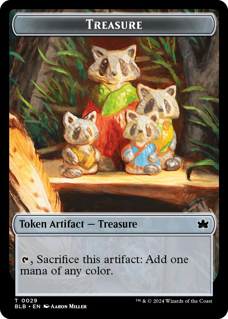 Saproling // Treasure Double-Sided Token [Bloomburrow Commander Tokens] - Magic: The Gathering - Card Brawlers | Quebec | Canada |