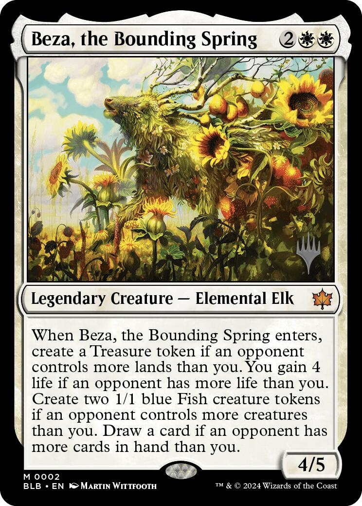 Beza, the Bounding Spring (Promo Pack) [Bloomburrow Promos] - Magic: The Gathering - Card Brawlers | Quebec | Canada |