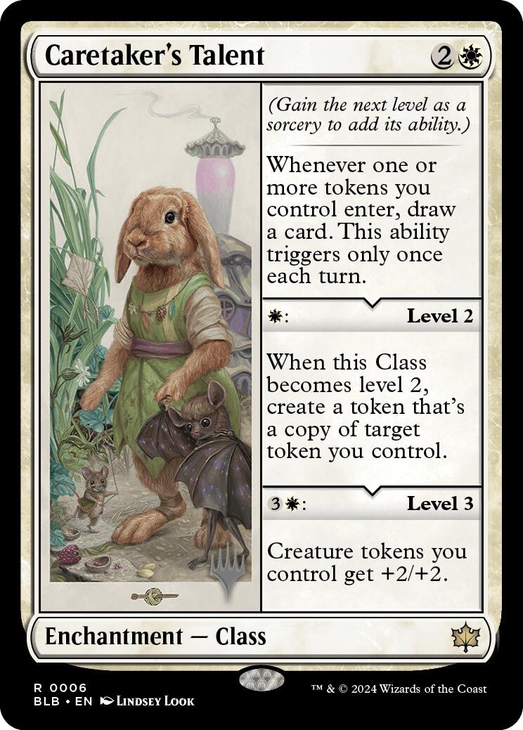 Caretaker's Talent (Promo Pack) [Bloomburrow Promos] - Magic: The Gathering - Card Brawlers | Quebec | Canada |