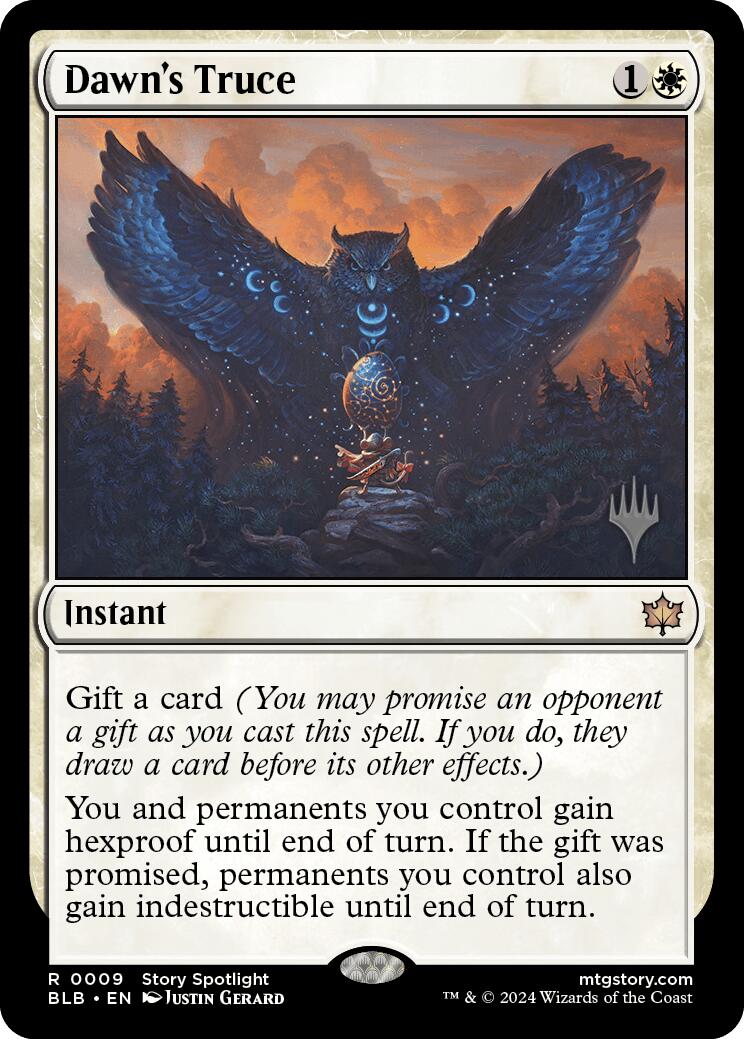 Dawn's Truce (Promo Pack) [Bloomburrow Promos] - Magic: The Gathering - Card Brawlers | Quebec | Canada |