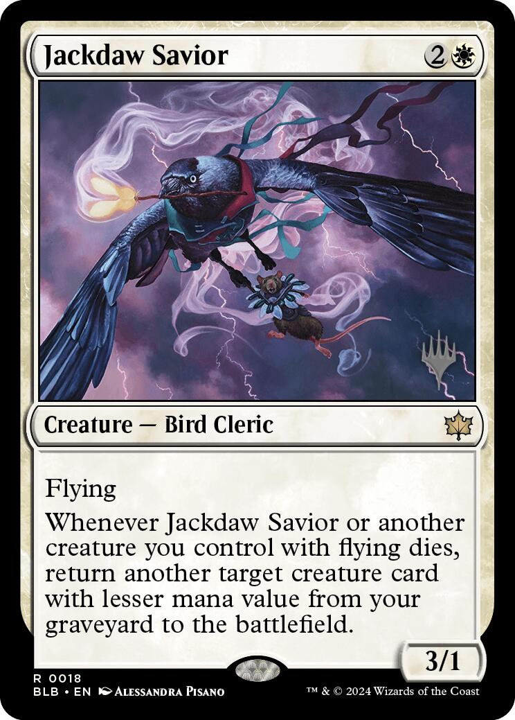 Jackdaw Savior (Promo Pack) [Bloomburrow Promos] - Magic: The Gathering - Card Brawlers | Quebec | Canada |